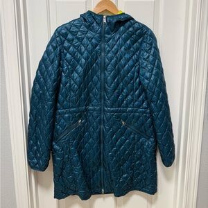 North Face Thermoball Long Hooded Jacket